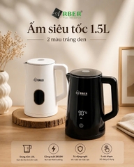 Ấm Siêu Tốc Arber AST1.5B 1.5 Lít