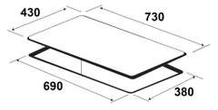 Bếp từ KAFF KF-LCD2IG - nhập Đức
