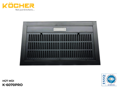 Máy hút mùi KOCHER K-6070PRO - Điều khiển cảm ứng Slide - 900m3/h
