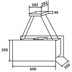 Máy Hút Mùi Độc Lập KAFF KF-IS606HG - Inverter Smart