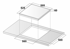 Bếp 3 Từ Binova BI-5588-ID nhập Thái Lan