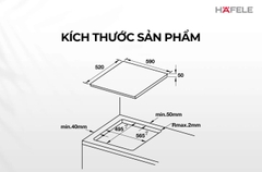 Bếp từ đa vùng nấu Hafele HC-IF60D - 536.01.911