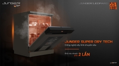 Máy rửa bát Junger JG Leopard DWJ-163-MS | AI Dry, UV, Ag+