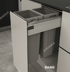 Thùng rác âm tủ giảm chấn Eurogold BA400 (EBA400)
