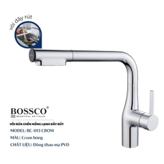 Vòi rửa chén nóng lạnh BOSSCO BC-013 Crom