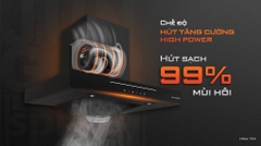 Máy Hút Mùi Junger JG HRJ-701 - Công nghệ Đức - Cảm Biến Khí Gas