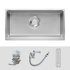 Chậu rửa bát Kluger KU8844FS Basic POSCO 304 Linen