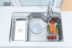 Chậu rửa bát 1 hố Nobinox Liken NL725D
