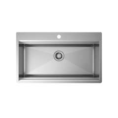 Chậu rửa bát Tasca Step NT685T - Size Đại 840mm, Gờ Slide, Nhập Ý