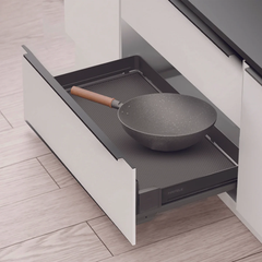 Rổ kéo xoong nồi Hafele Utensio Plus H2 545.14.310 | Màu Than Chì (800mm)