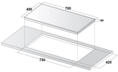 Bếp từ Canzy CZ-856HN - 3 vùng nấu Inverter