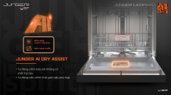 Máy rửa bát Junger JG Leopard DWJ-163-MS | AI Dry, UV, Ag+