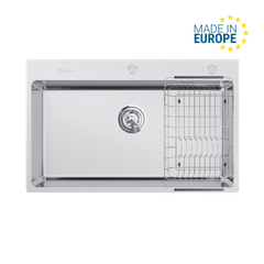 Chậu rửa bát Turkey Sink STELO 790 — Inox 304, 1 hố, Nhập Thổ Nhĩ Kỳ