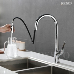 Vòi chén nóng lạnh BOSSCO BC-011 Crom