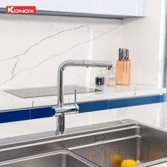 Vòi rửa bát Konox Stream Chrome - Giá tốt chính hãng