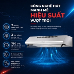 Máy hút mùi cổ điển Binova BI-230-I-07, Inox 304