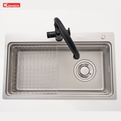 Chậu Rửa Bát KN8048TS Dekor: Chống Xước Linen - Workstation Sink