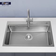Chậu rửa bát Kluger KW8181FS S81 Plus – POSCO 304 Linen 1.2mm