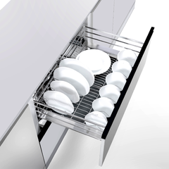 Giá Bát Đĩa Nan Dẹt GrandX XD.60S - Giải Pháp Lưu Trữ Gọn Gàng Cho Tủ Bếp Dưới 600mm