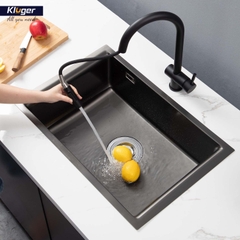 Chậu rửa bát Kluger KU8121B – S68 | Inox POSCO 304 liền khối