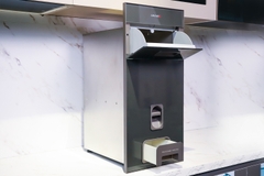 Thùng gạo GrandX XR.G301G màu xám 25kg mặt kính cường lực