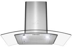 Máy hút mùi Bauer BC 70BSB - Kính cong 1200m3/h