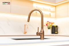 Vòi rửa bát dây rút Nobinox Aqua NX662T
