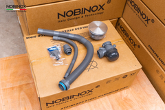 Chậu rửa bát 1 hố Nobinox LISA NN545S - Inox 304 POSCO - Vân đá