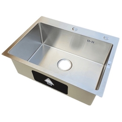 Chậu rửa bát 1 hố 6045 4.0mm - Inox 304 không sơn