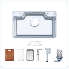 Chậu rửa bát 1 hố Nobinox Liken NL792D