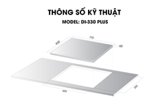 Bếp từ đôi Kocher DI-330 Plus