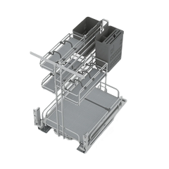 Rổ gia vị đa năng Hafele OMERO MULTI 595.00.805 | Tủ 400mm Sơn Nano