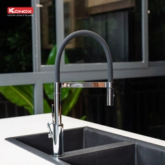 Vòi rửa bát Konox Bian thân mềm