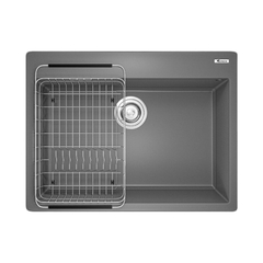 Chậu rửa bát đá Granite Konox Ruvita 680 Grey