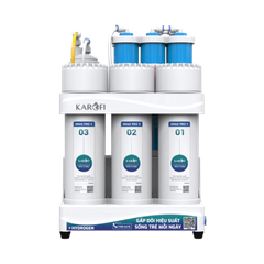Máy Lọc Nước RO Hydrogen Karofi KAQ-U03 Pro 10 Lõi Để Gầm