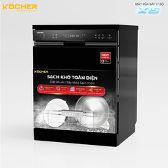 Máy rửa bát KOCHER X15B - Dung tích 17 bộ - Sấy Extra Plus Drying