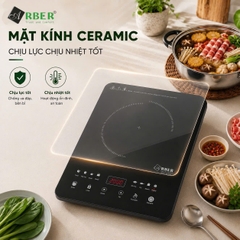 Bếp từ đơn AB301A – Công suất 2000W Inverter