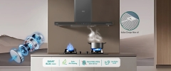 Hút mùi chữ T GrandX GX H70C69G - Auto Air Clean Smart mới