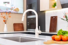 Vòi rửa bát dây rút Nobinox Aqua NX661B