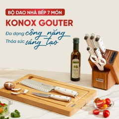 Bộ dao Konox Gouter 7 món – Thép Đức 1.4116 Cao Cấp