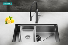 Chậu rửa bát GrandX GX6845V Volcano - Công nghệ chống xước đỉnh cao