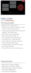 Bếp 3 Vùng Nấu Canzy CZ 032T - 2 Từ 1 Hồng Ngoại Inverter