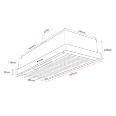 Máy hút mùi âm tủ Kocher K-6370