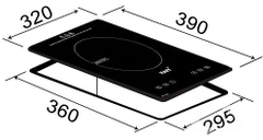 Bếp Từ Đơn Âm KAFF KF-330I - Inverter mới Half-Bridge