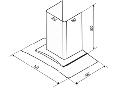 Máy Hút Mùi Bauer BC 70BS - Kính cong 1000m3/h thế hệ 2026