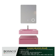 Bộ tủ lavabo chậu đá đúc liền khối BOSSCO BC-D05H