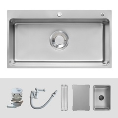 Chậu rửa bát Kluger KF8850FS Plus – POSCO 304 Linen chống xước
