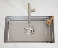 Chậu rửa bát Kluger KU7844FS Basic – POSCO 304 Linen chống xước