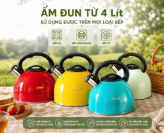 Ấm Đun Nước Arber AB04LSMV 4 Lít Inox 304