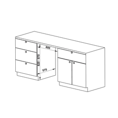 Máy rửa chén âm tủ Hafele HDW-FI60D (533.23.320) - 15 Bộ - UV & Ion